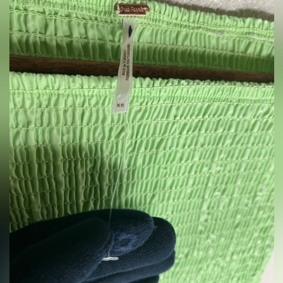 NWOT Free People Smocked MIDI Dress In Mint Green - Picture 9 of 11